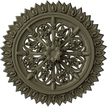 Lariah Ceiling Medallion (Fits Canopies Up To 1 3/8), 24 3/4OD 1 3/8ID X 3 1/4P